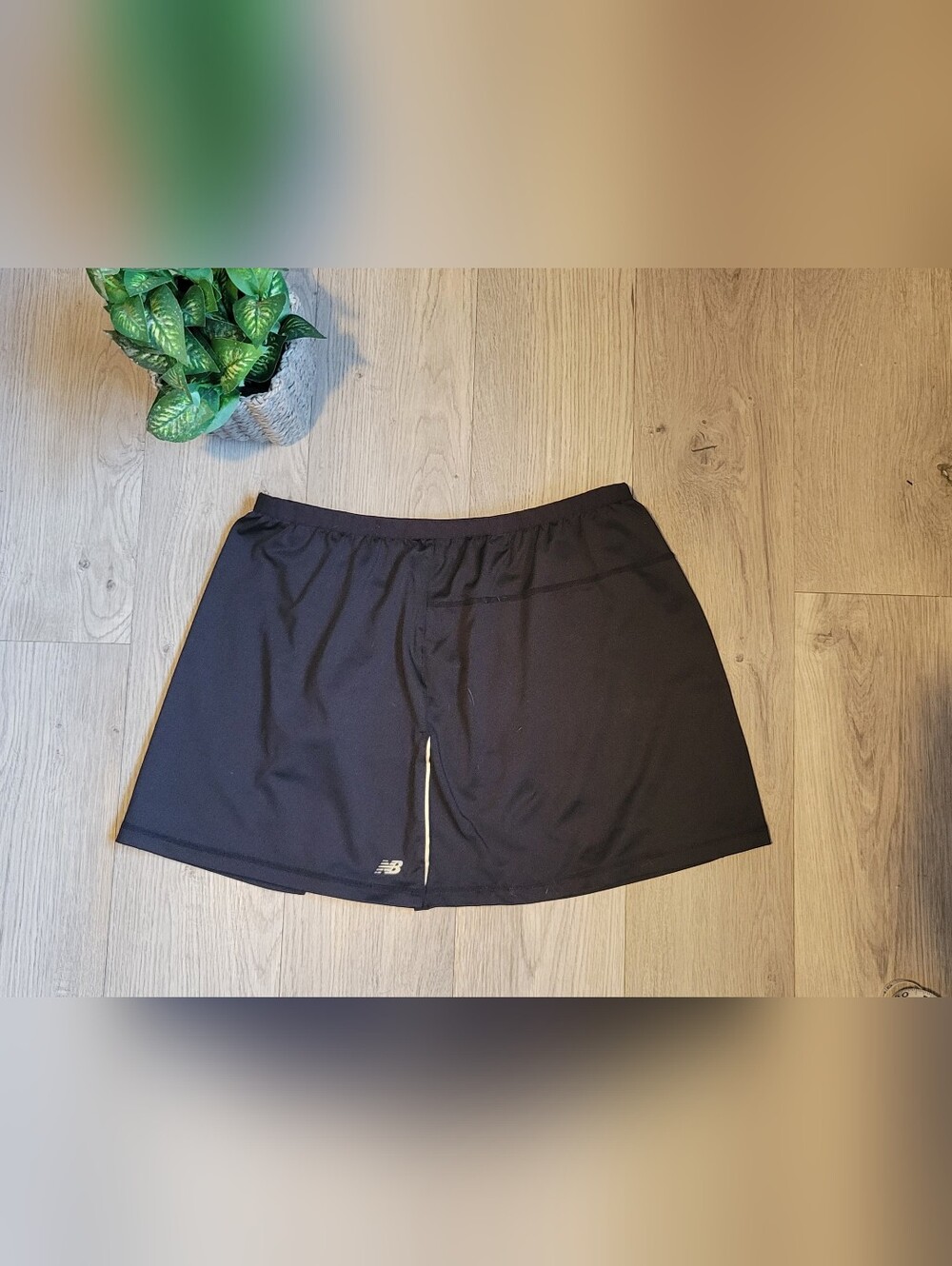 New Balance Lightning Dry Black Athletic Skorts (Skirt + Built-in Short), Medium - Picture 14 of 16